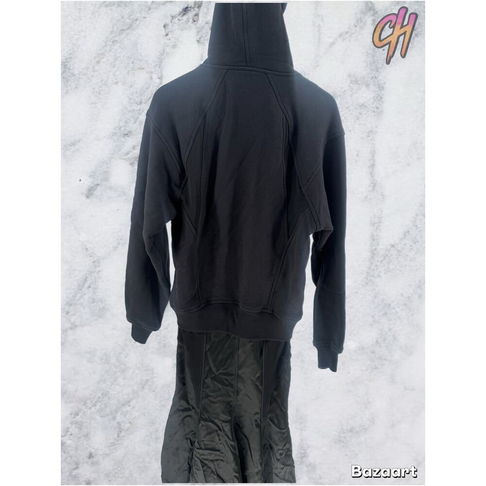 Off-White Logo Embroidered Hoodie Dress Size 40 (MSRP: $2448.00)